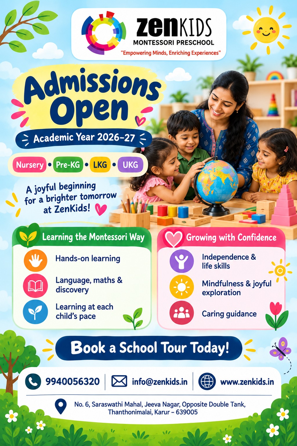 ZenKids admission pamphlet 1